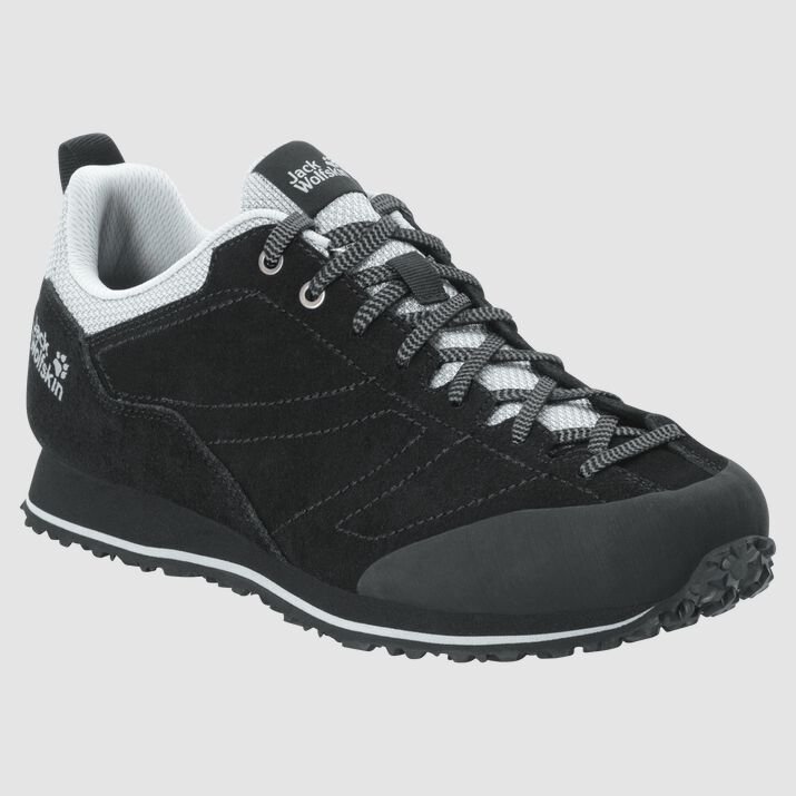 Zapatillas Senderismo Jack Wolfskin Scrambler 2 Low Hombre Negros/Grises Claro Mexico-2859467